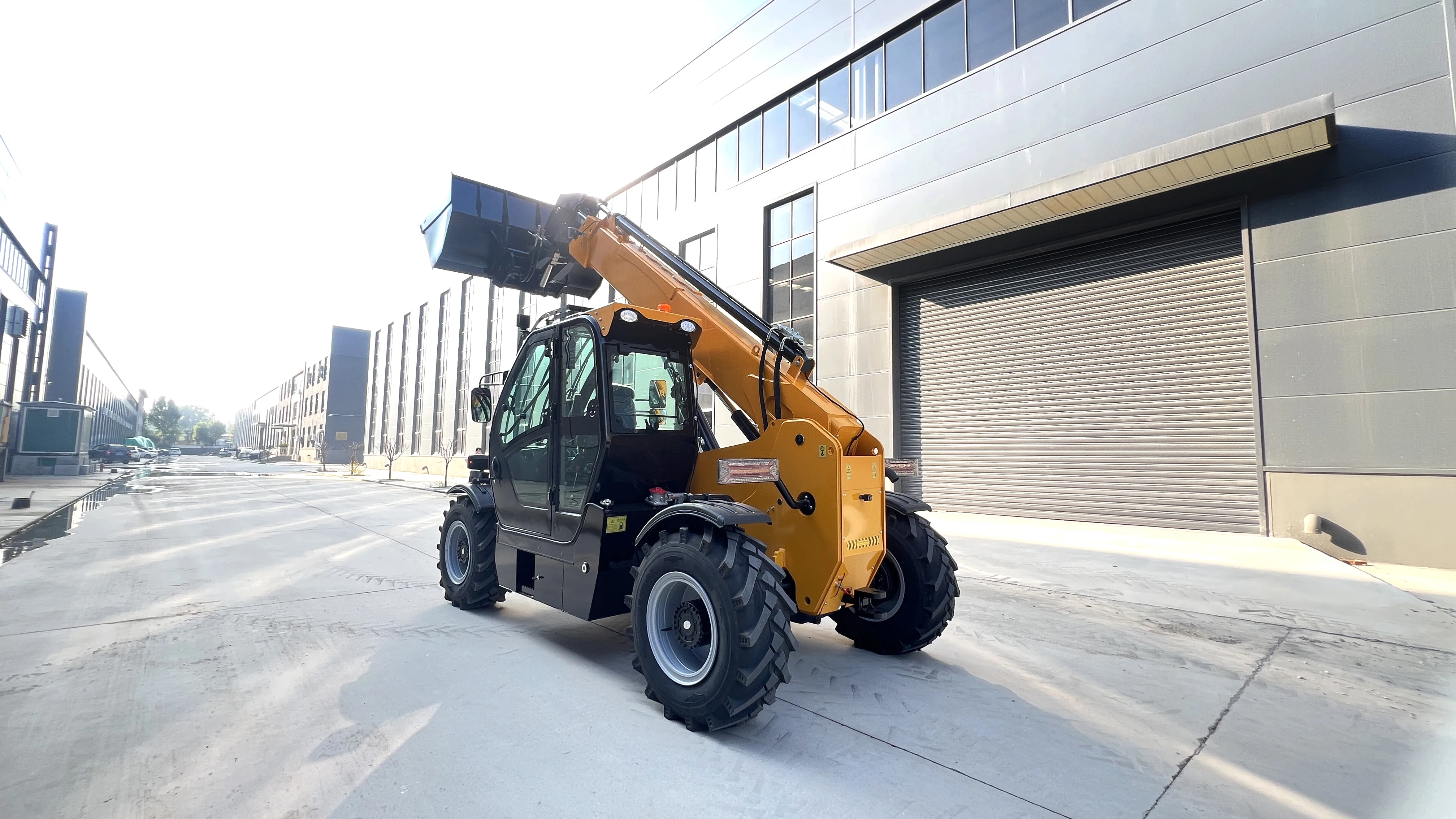 Mini Diesel Kustom 7m Lift Hei - Telescopic Handler Boom ulasan dan harga