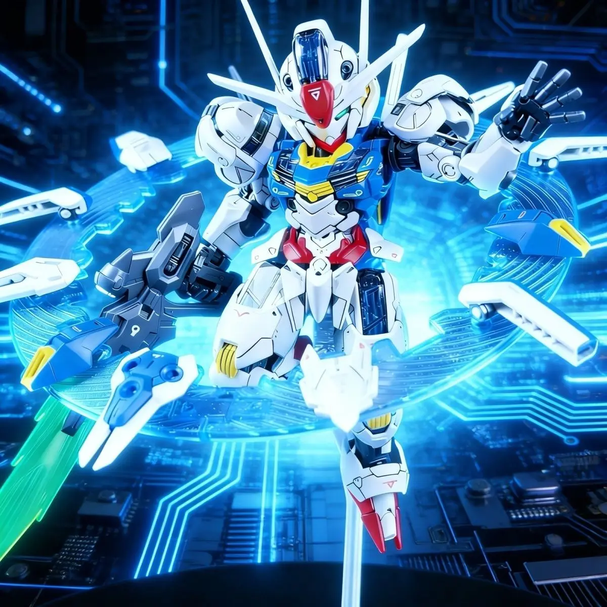 

GL Model MGSD XVX-016 Aerial Assembly Model Kits With Special Effects Anime Action Figure Robot Plastic Model Gifts Toys