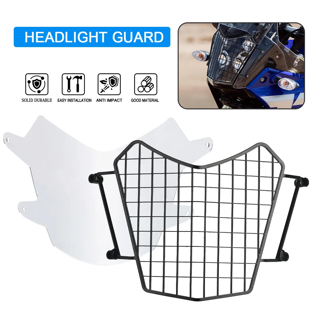 

Motorcycle Tenere700 Headlight Protector Guard Head Light Protection Cover For YAMAHA Tenere 700 World Raid XT700Z 2022-2024