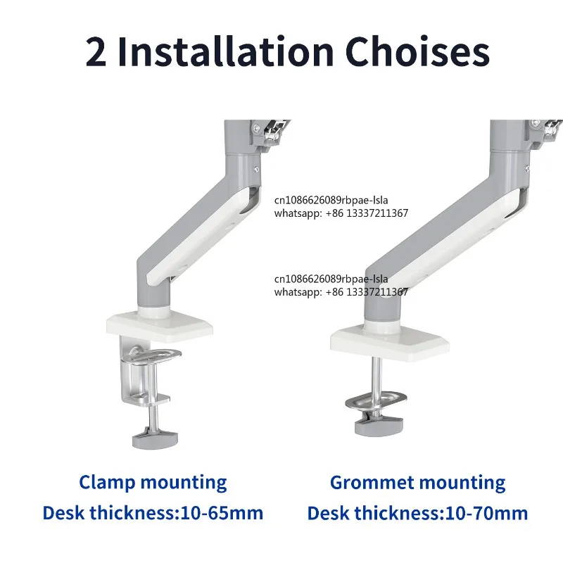 Spring Monitor Arm Desk Mount with 90 Tilt Fully Adjustable 32 Inches Compatible New