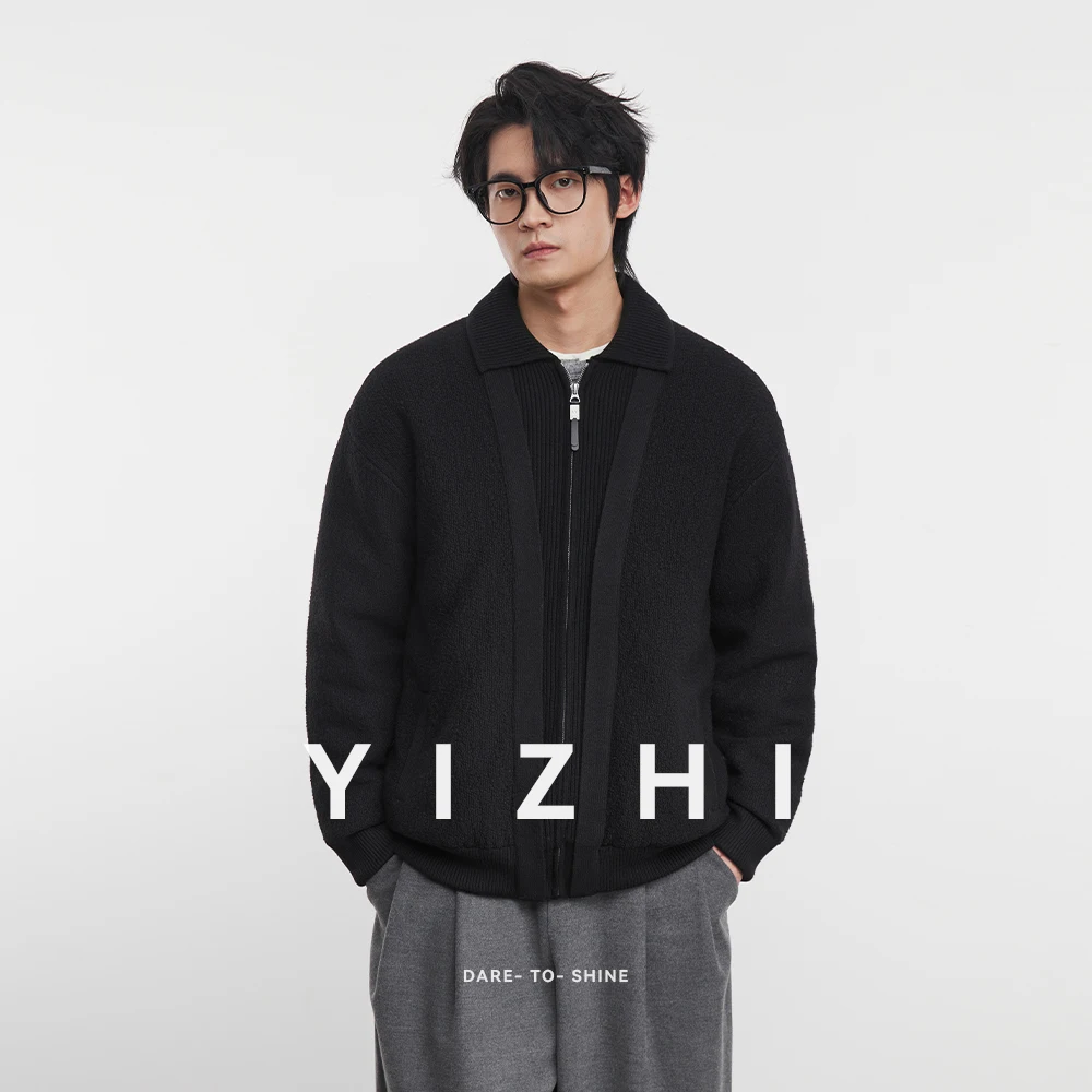 

2025 Winter New and Old Style Lapel Down Jacket for Men Comfortable Warm Retro Light Luxury Casual Down Jacket