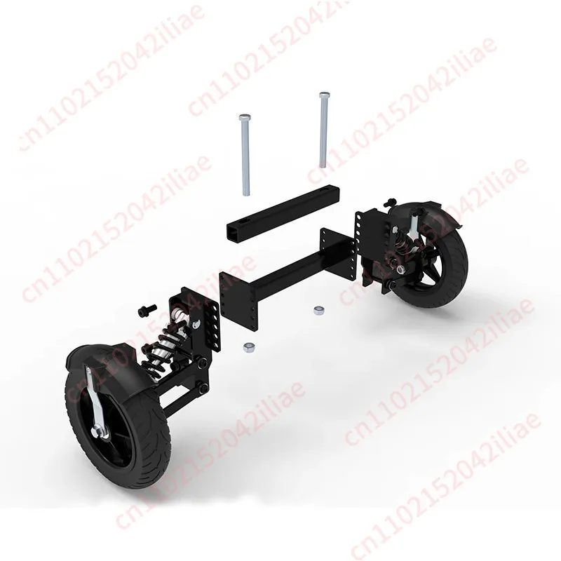 Electric vehicle learning auxiliary wheel, battery car anti-drop wheel, battery bicycle with balance wheel