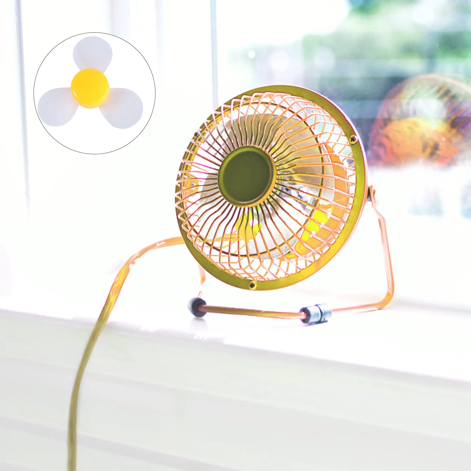 24Pcs Small Fan Propeller Miniature Shaft Plastic Blades Fan Making Supply for Mini Handheld Fans Air Blower Crafts