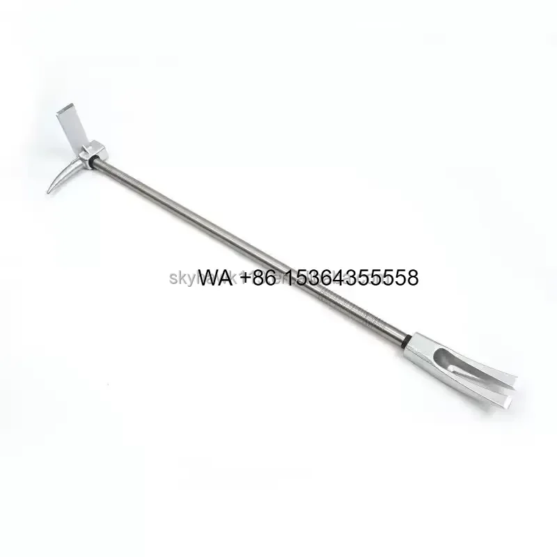 Wmwmnu Fire Rescue Forcible Entry Tool Halligan Bar with Leverage Claw High Power Prying Lightweight Design