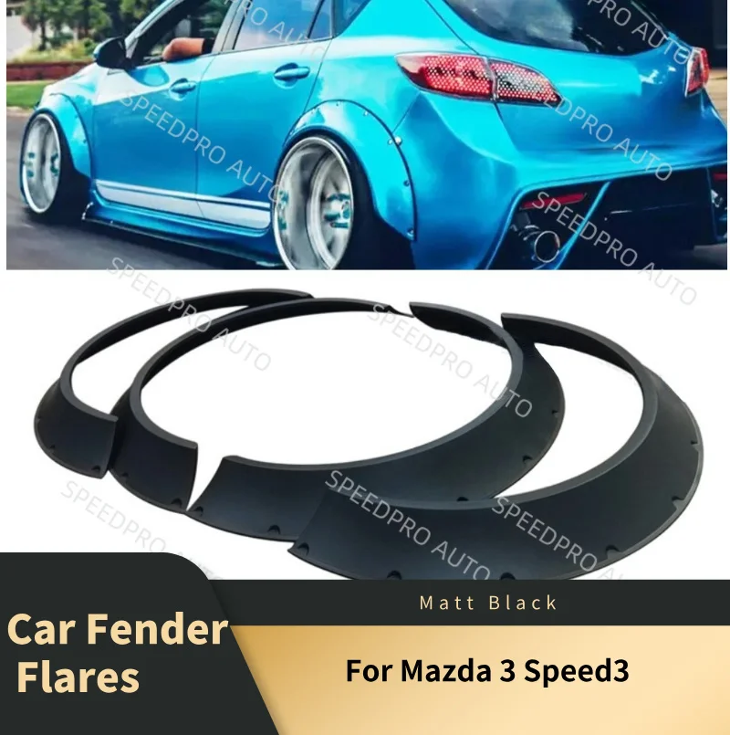 

Car Fender Flares For M-azda 3 Speed 3 Flexible Extra Wide Wheel Arches Body Kit Mudguard Widebody Cover Car Accessories