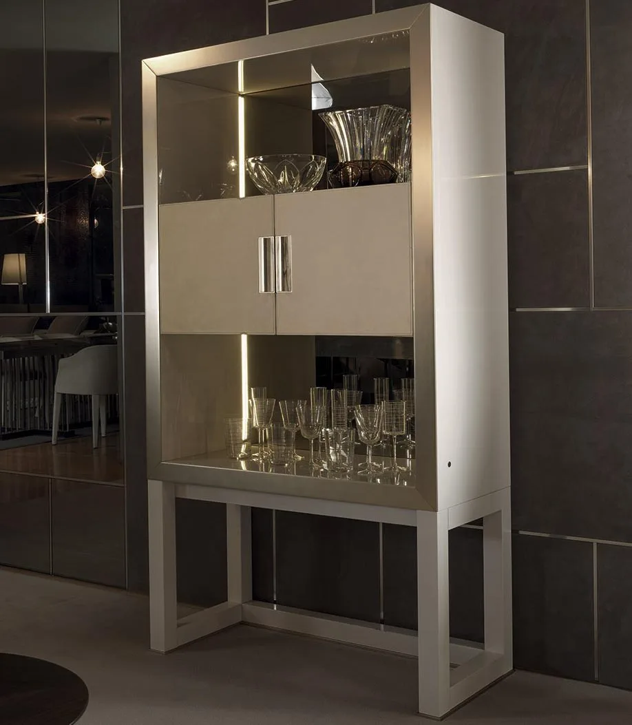 -For  Designer Villa Light Luxury Minimalist Living Room Display Cabinet High-End Restaurant Customized Wine Cabinet&