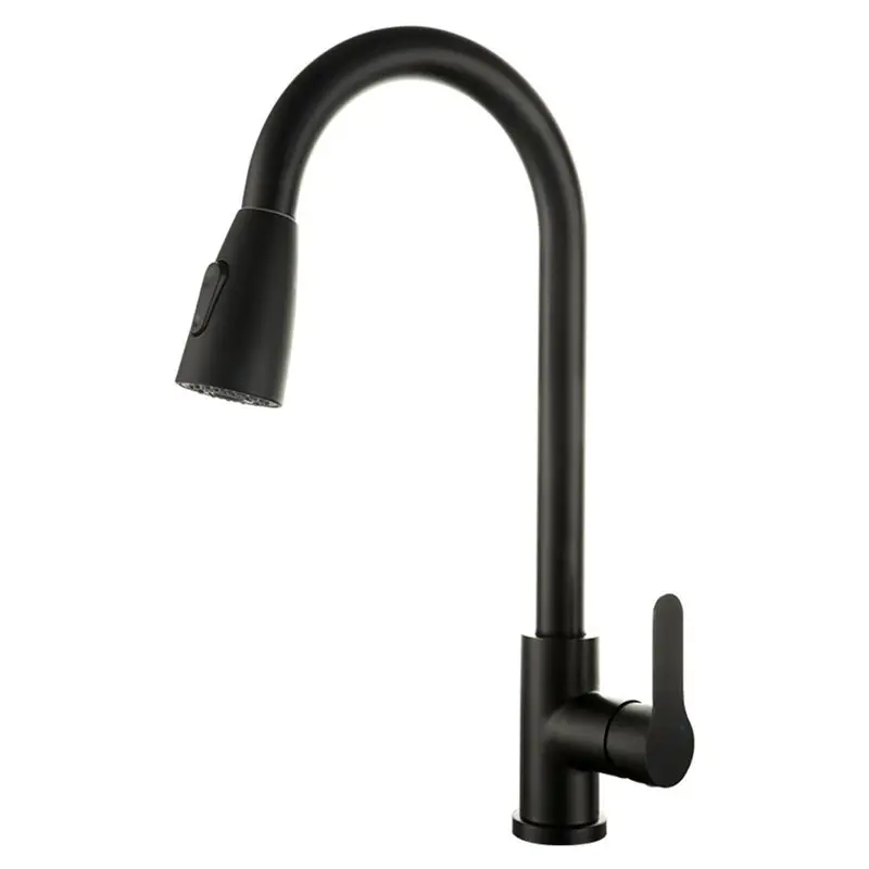 ABGG-Premium Rotating Telescopic Faucet Stainless Steel Kitchen Bathroom Sink Basin Tap With Easy Installation