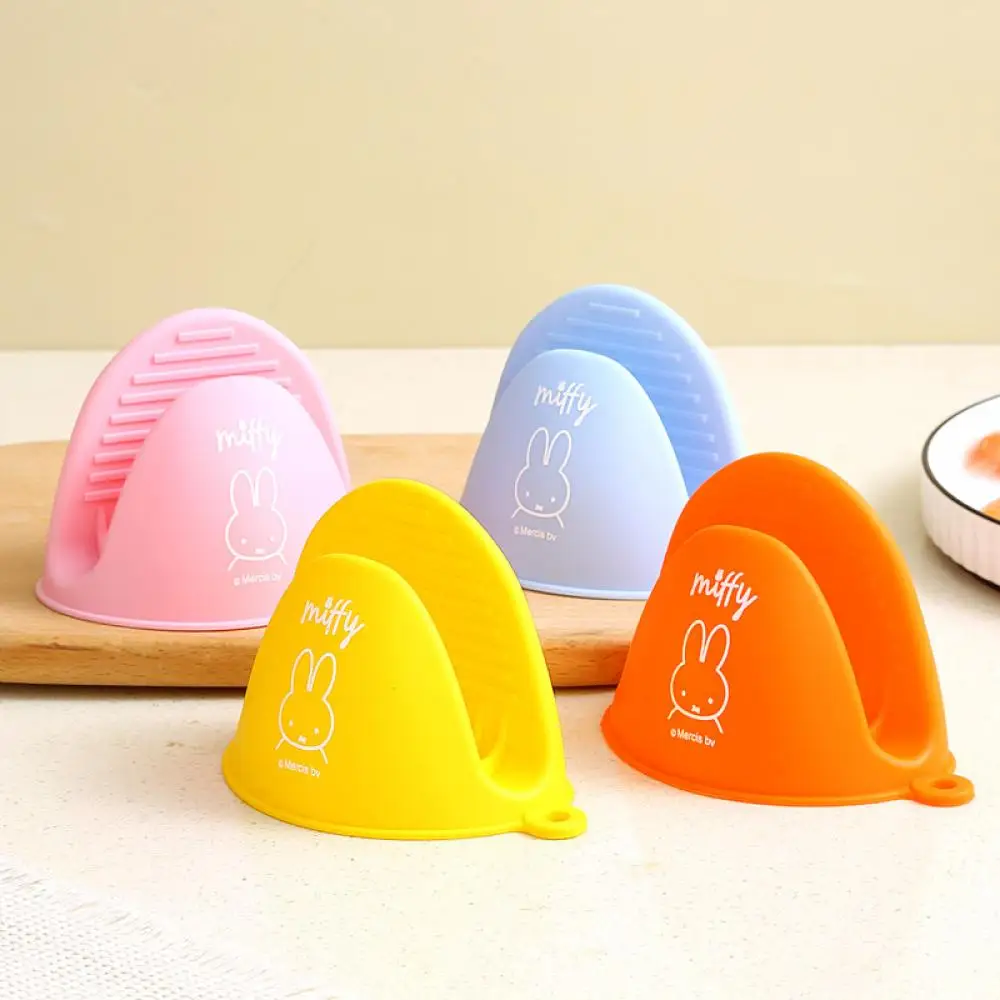 ميفي المطبخ مكافحة الحرارة اليد كليب أنيمي لطيف الكرتون بسيط المضادة للانزلاق سميكة ارتفاع درجة الحرارة مقاومة Kawaii قفازات الخبز هدية #1