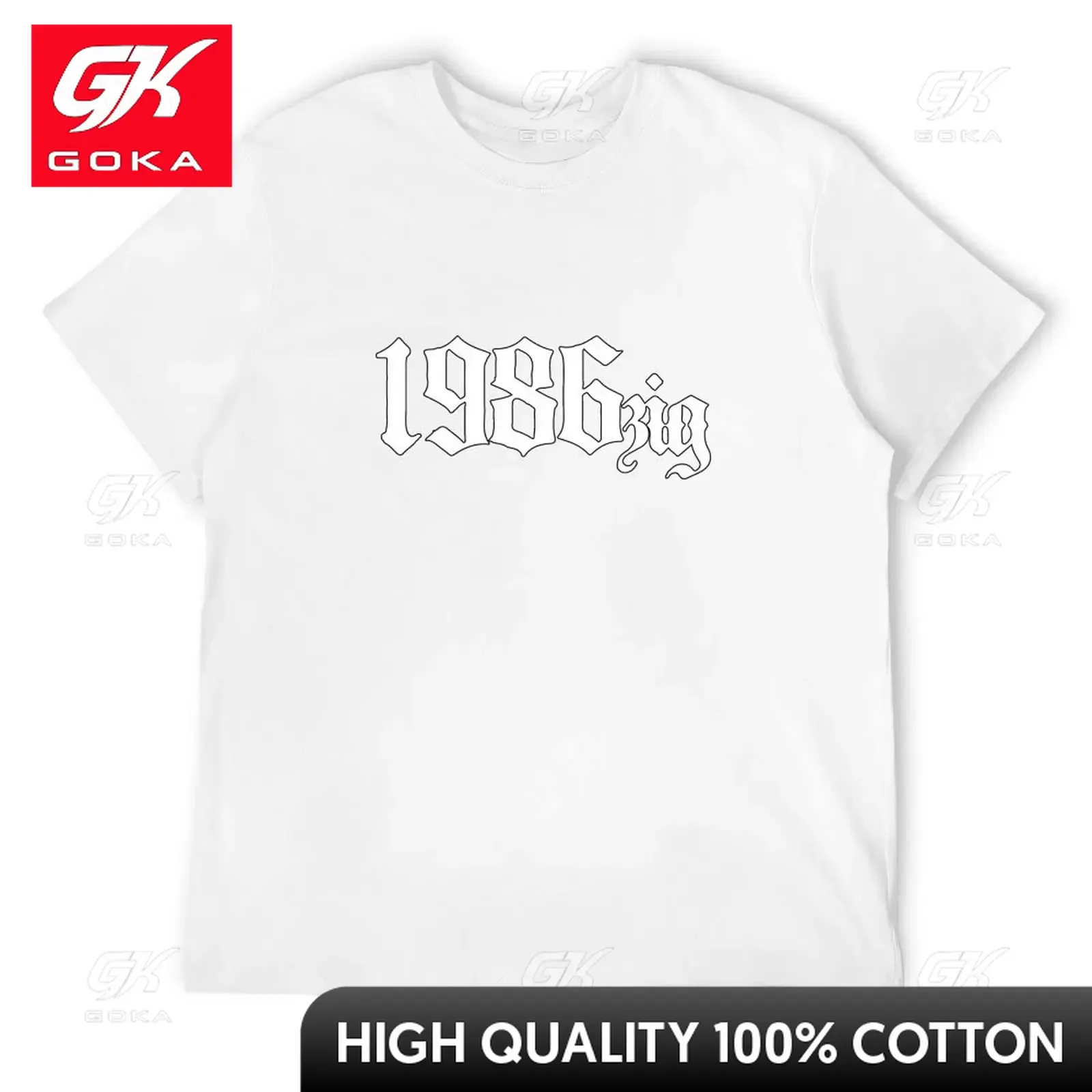 1986 Zig T-Shirt Anime T Shirts Boys Whites New Edition Graphics T Shirts for Men Cute Funny Vintage Graphic T Shirts