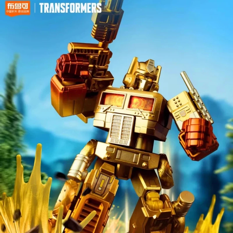Bruck Jimmu Transformers 2025 Yearbook Edition Golden Lagoon Guardian Optimus Prime Ręcznie Robiony Zestaw do Składania Figurka
