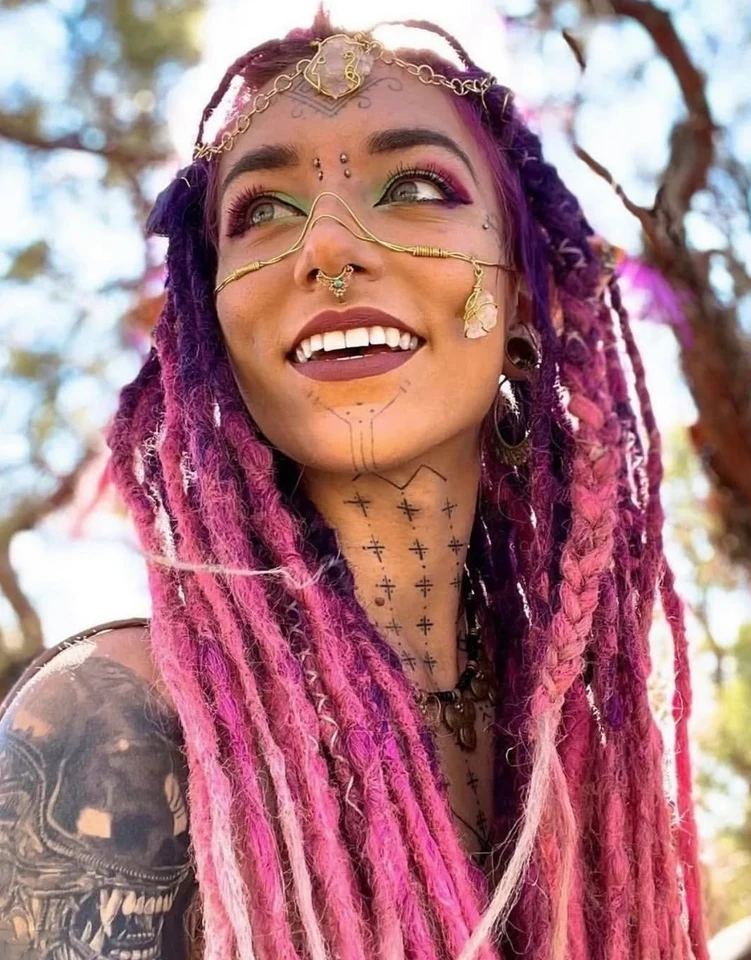 Extensiones de dreadlocks sintéticos de 24 pulgadas, 5 hebras por paquete, terminación simple, delgadas, crochet, suaves, hechas a mano 2