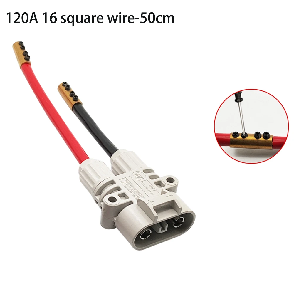 120A 16mm² Male Female Electrical Connector For Forklift Generator Parking Air Conditioner High Current Waterproof