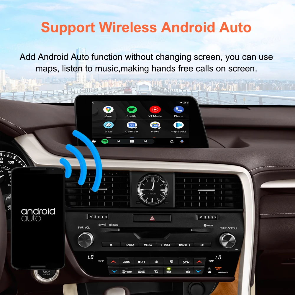 Bonroad Wireless CarPlay Android Auto Modul für Lexus NX RX IS ES GS RC CT LS LX LC UX GX 2014-2019 Mirror Link Airplay Decoder – Detail 7