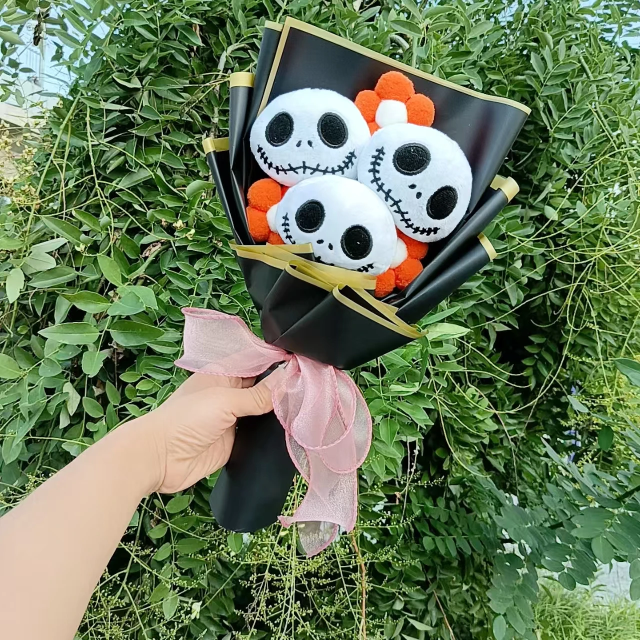 

Halloween Jack Skellington Plush Bouquet Funny Skull Bat Birthday Girl Valentine'S Christmas Nightmare Before Halloween Gifts