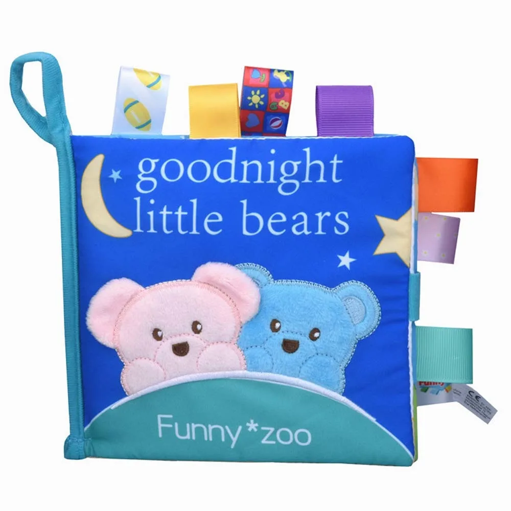 

Funny Baby Learning Book Sensory Book Colorful Cloth Book Toy Expanding Brain Thinking Smooth Surface