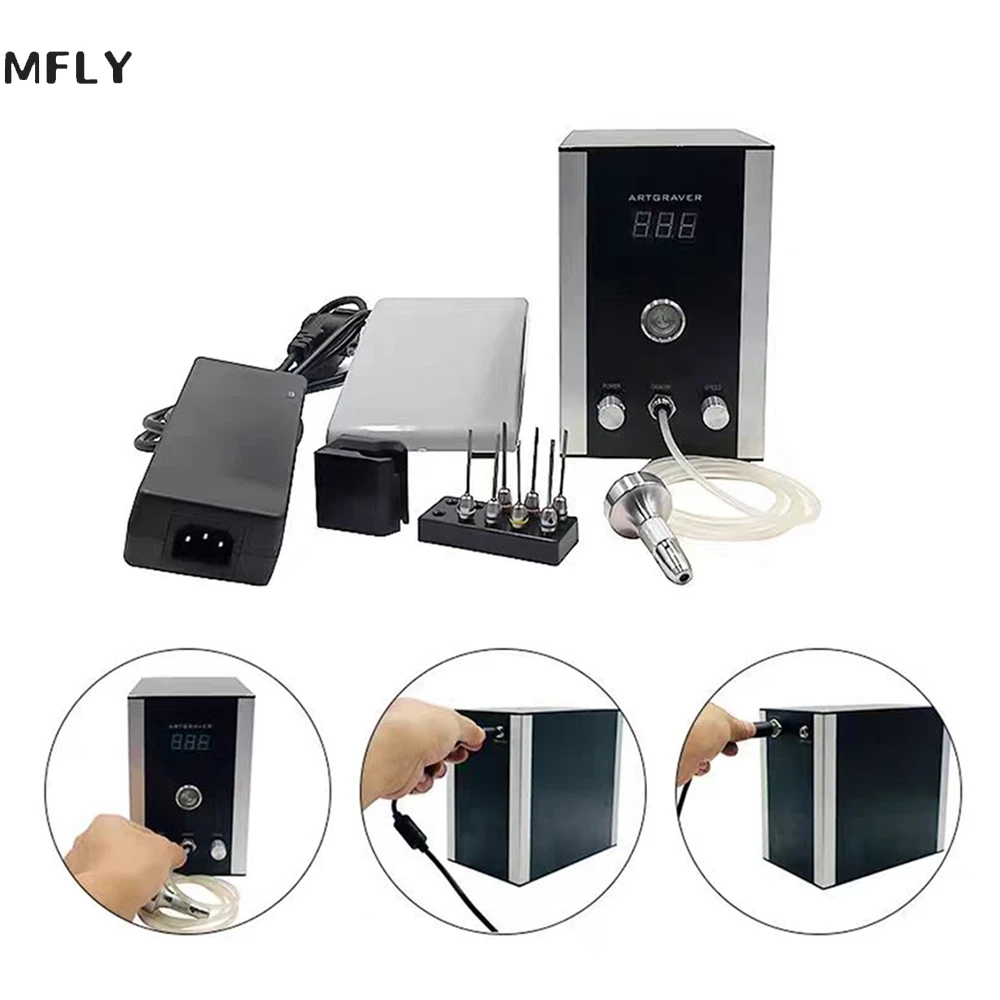 art graver pneumatic engraving tools jewelry air compressor HH-AT01 MFLY  Jewelry Graver machine gold silver graving