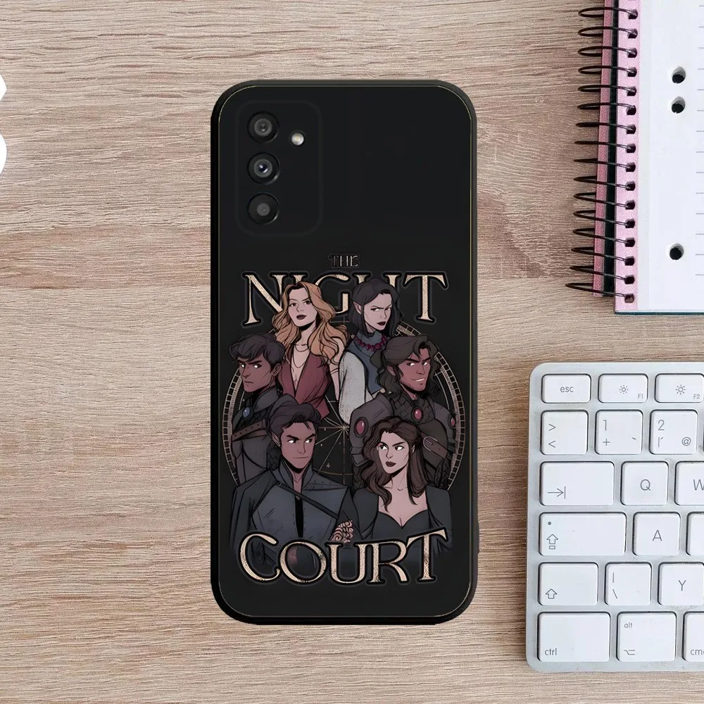 Acotar A Court of Mist and Fury Phone Case For Samsung Galaxy A13,A21s,A22,A31,A32,A52,A53,A71,A80,A91 Soft Black Cover