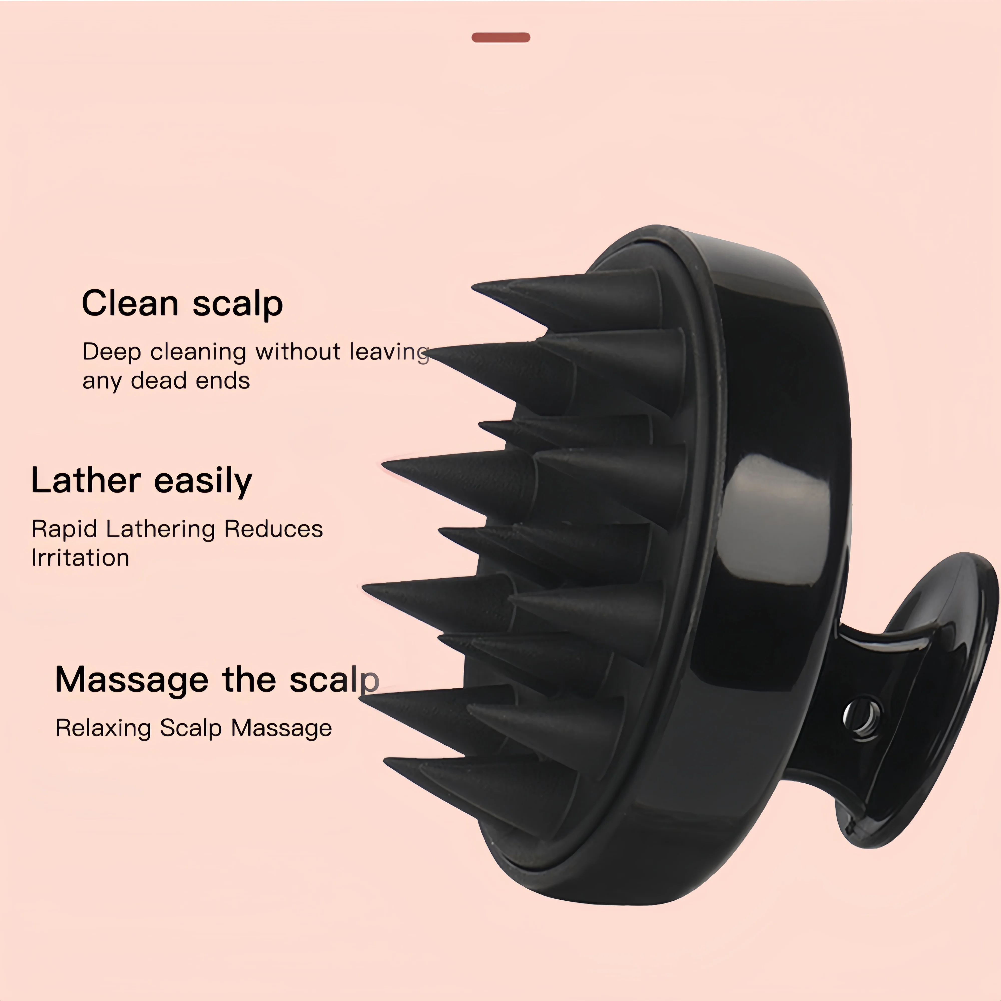 Cabeça de silicone couro cabeludo massagem pente escova de lavagem de cabelo macio massageador do couro cabeludo para o crescimento do cabelo shampoo escova chuveiro pente cuidados com o cabelo