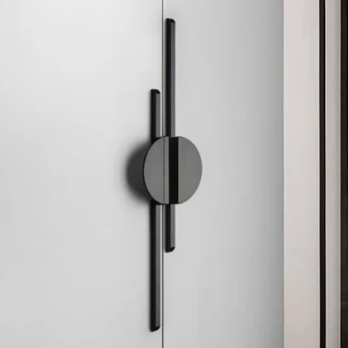 현대적인 간단한 블랙 라운드 카운터 캐비닛 문짝 당김 서랍 손잡이 가구 손잡이, 주방 찬장 문짝 손잡이 하드웨어 