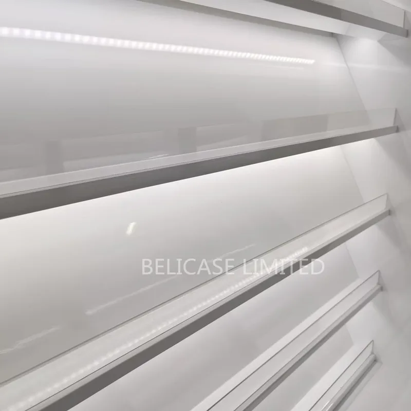 Custom Phone Accessories Shop Design Mobile Phone Display Cabinet Phone Store Fixture Display Show with Led Light