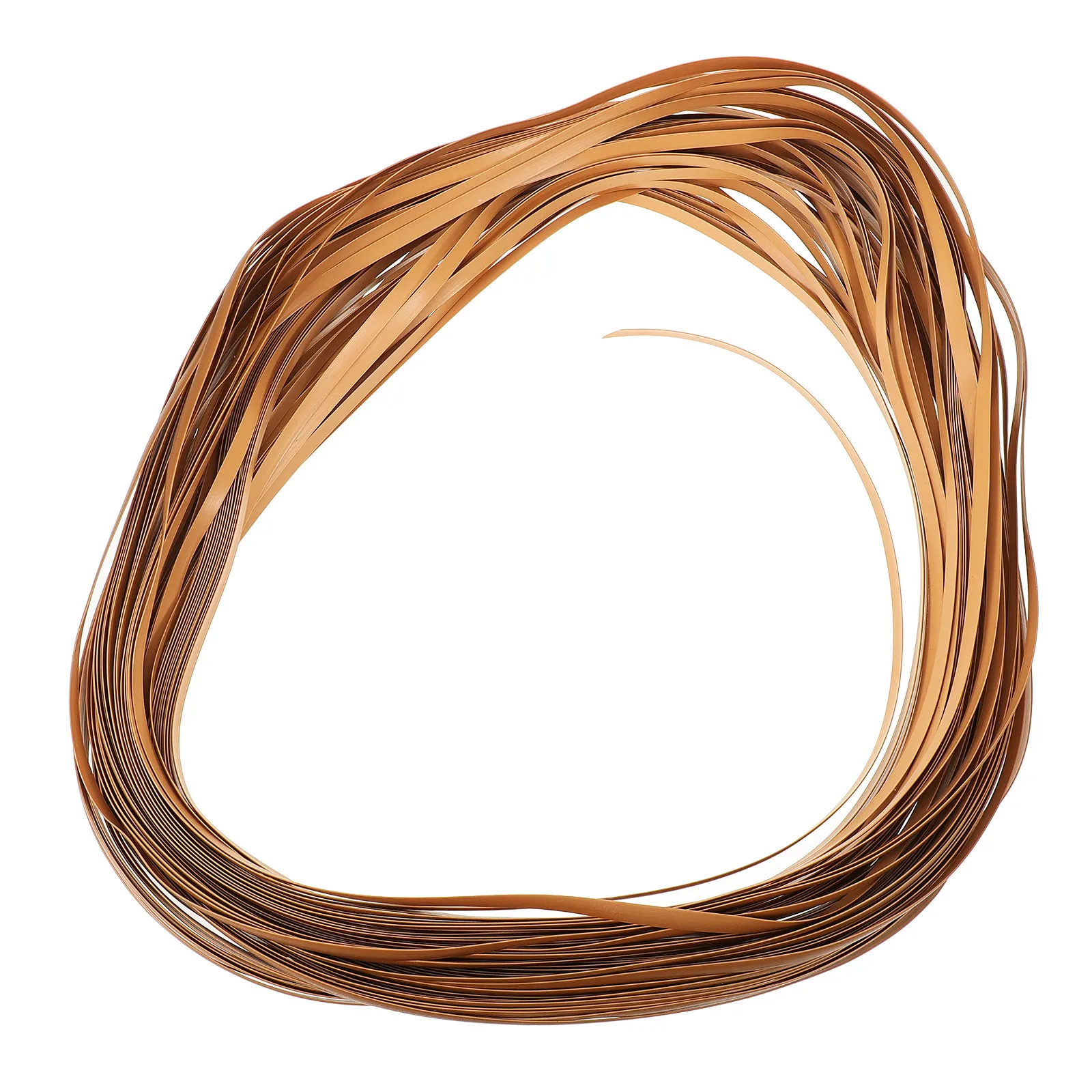 

1 Roll Artificial Rattan Strips Plastic Woven Cane Material for Chair Cabinet Ceiling Decoration Handicrafts Faux Rattan Strip