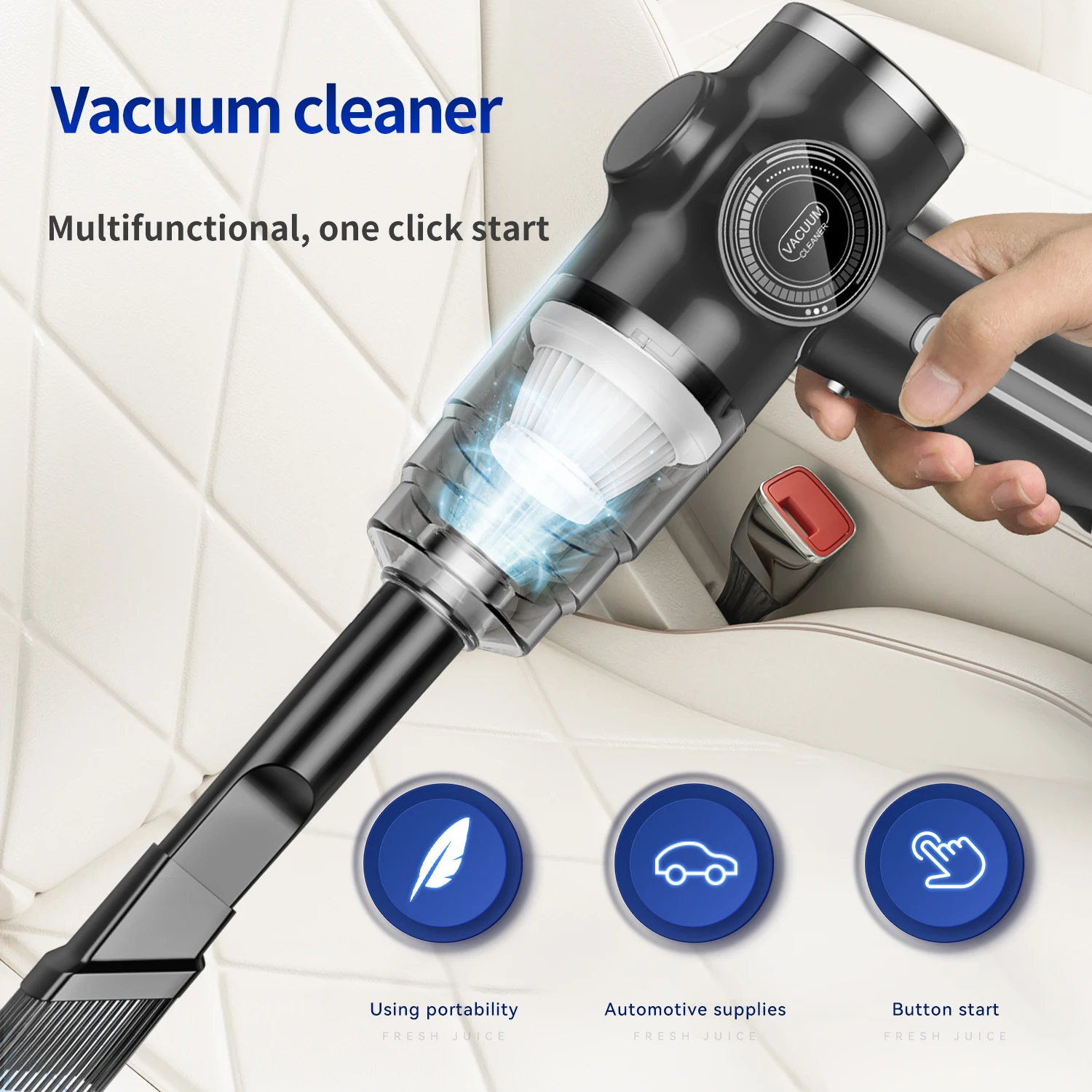 Mini Wireless Car Vacuum Cleaner 360000PA Powerful Wireless Car Cleaner HandHeld Portable Carpet Vacuum Cleaner Cleaning Machine