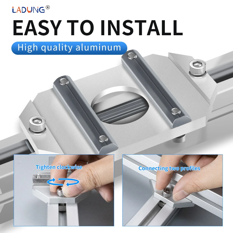 Made in china stents Moudule Cross Mounting Bracket For Profiles EOAT accessory CMB-2525