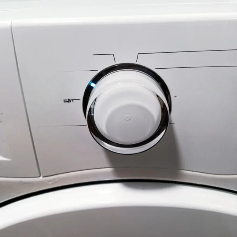 Perilla selectora de programa transparente cristal blanco para lavadora Samsung