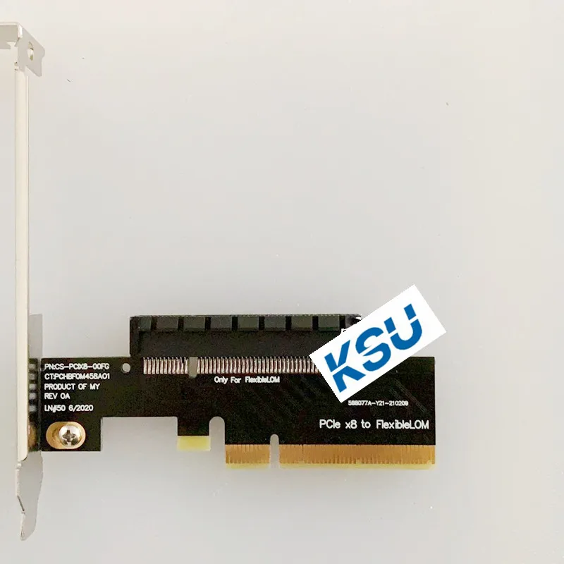 

PCIe X8 Riser card for HP FlexibleLOM 331FLR 530FLR 366FLR 560FLR 561FLR 544FLR 544FLR with bracket