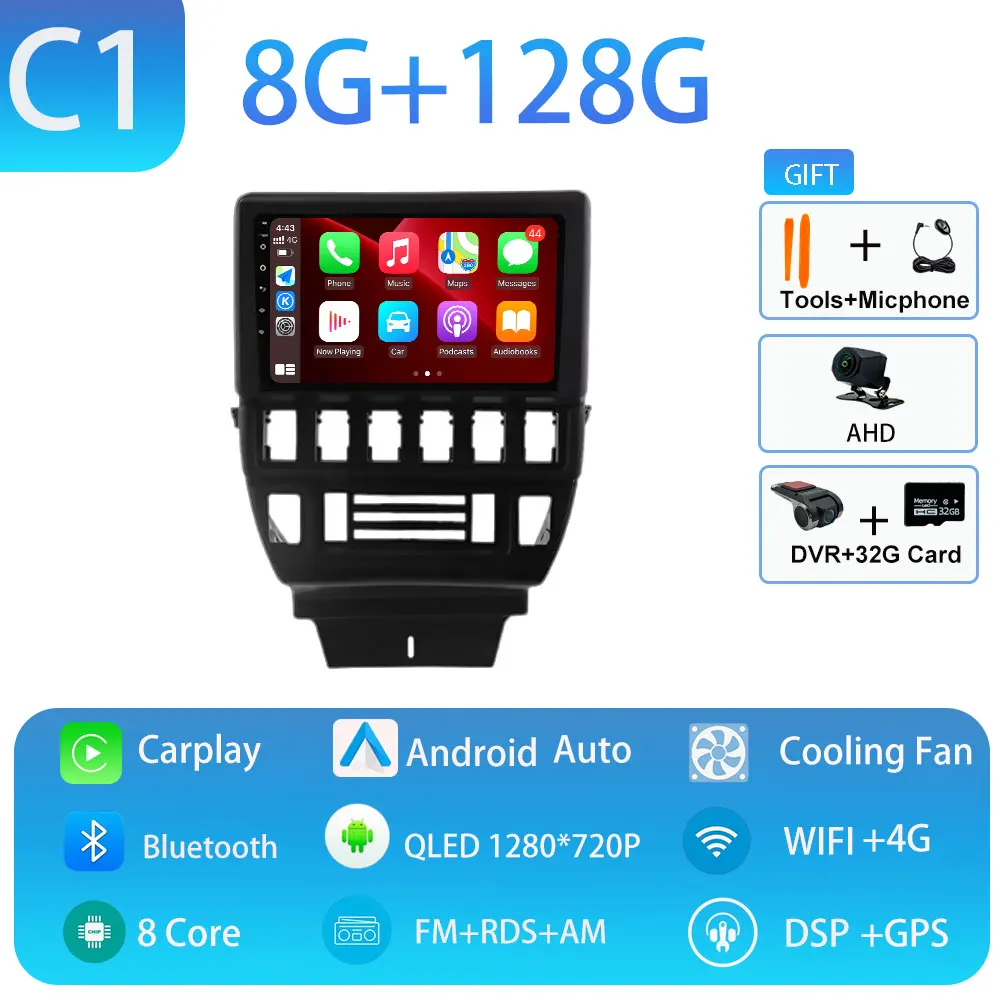 Voor LADA Niva 1993-2020 Android 15 Auto Speler Centrale GPS Navigatie Multimedia Draadloze Carplay Stereo Scherm 4G BT Head Unit