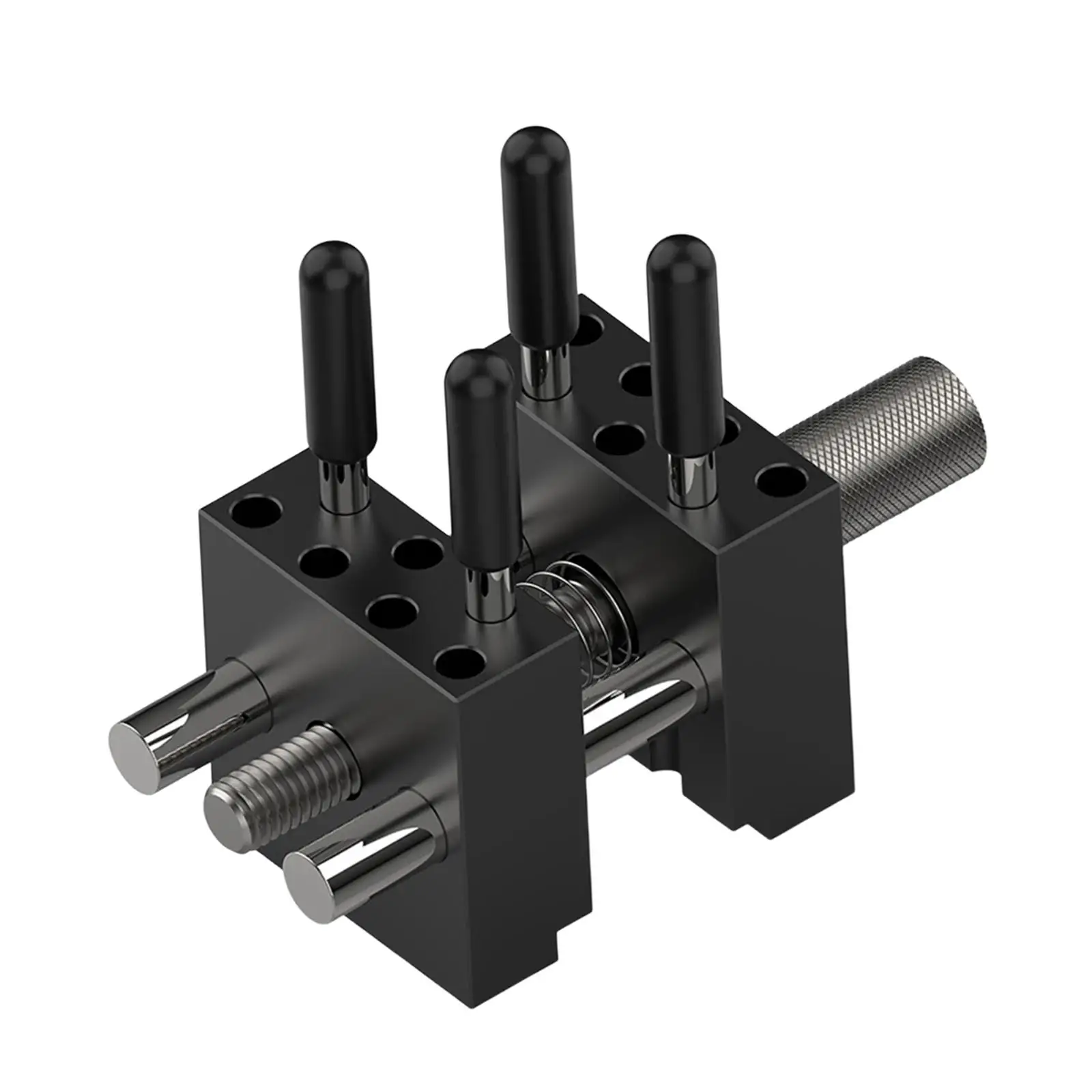 Mini Vise with 4 Metal Rods Table Vise Adjustable for Small Electronics Watches Models