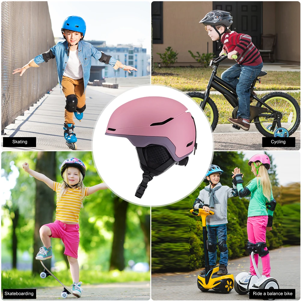 Snowboard-Helm, schützender EPS-Schaum-Skihelm, Schutzhelm für Erwachsene, Männer und Frauen, Ski, Skateboard, Snowboard