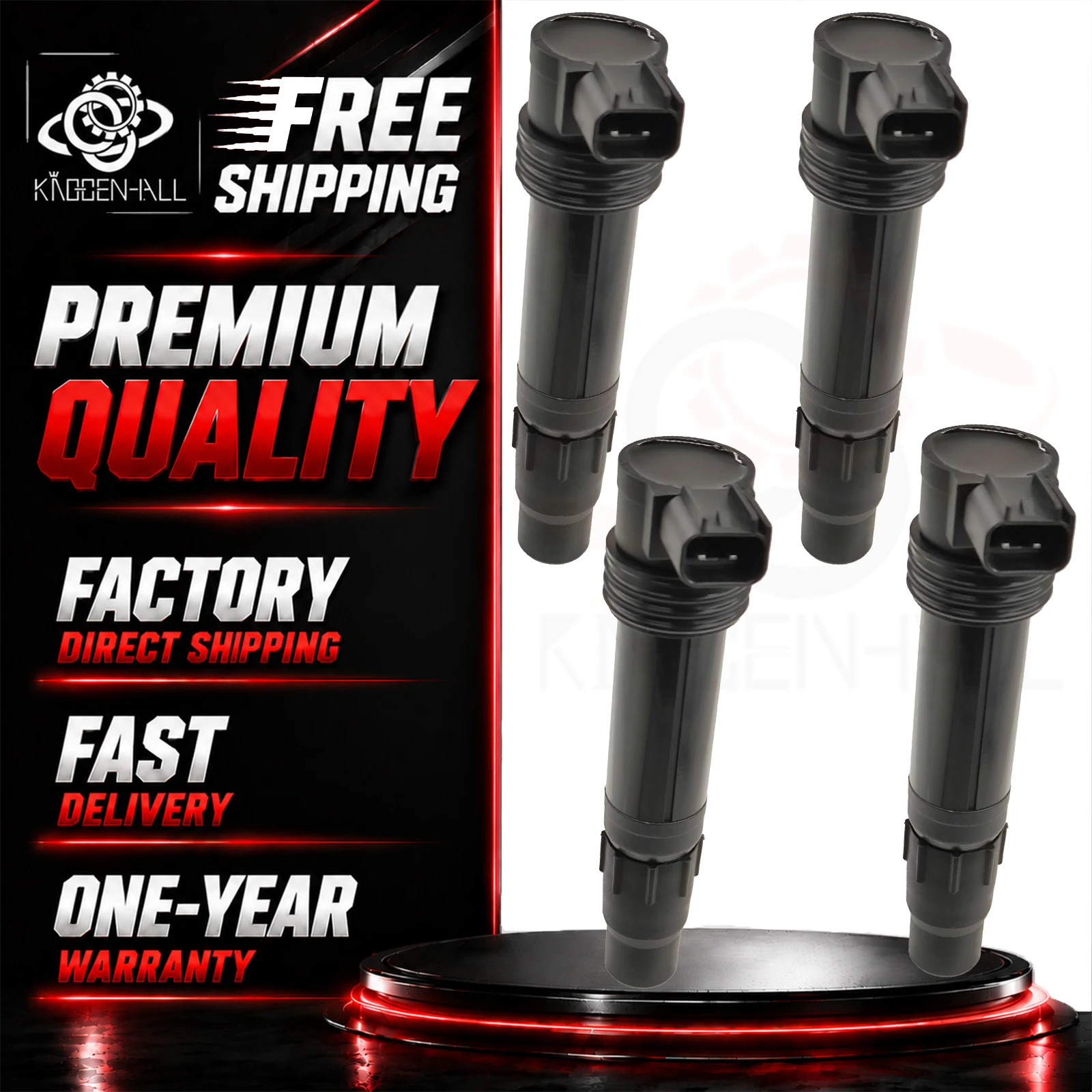 4PCS New Ignition Coil 129700-4510 Compatible With Honda CBR600RR 2003-2023 CBR600RR ABS 2009-2023 600cc Engine Part