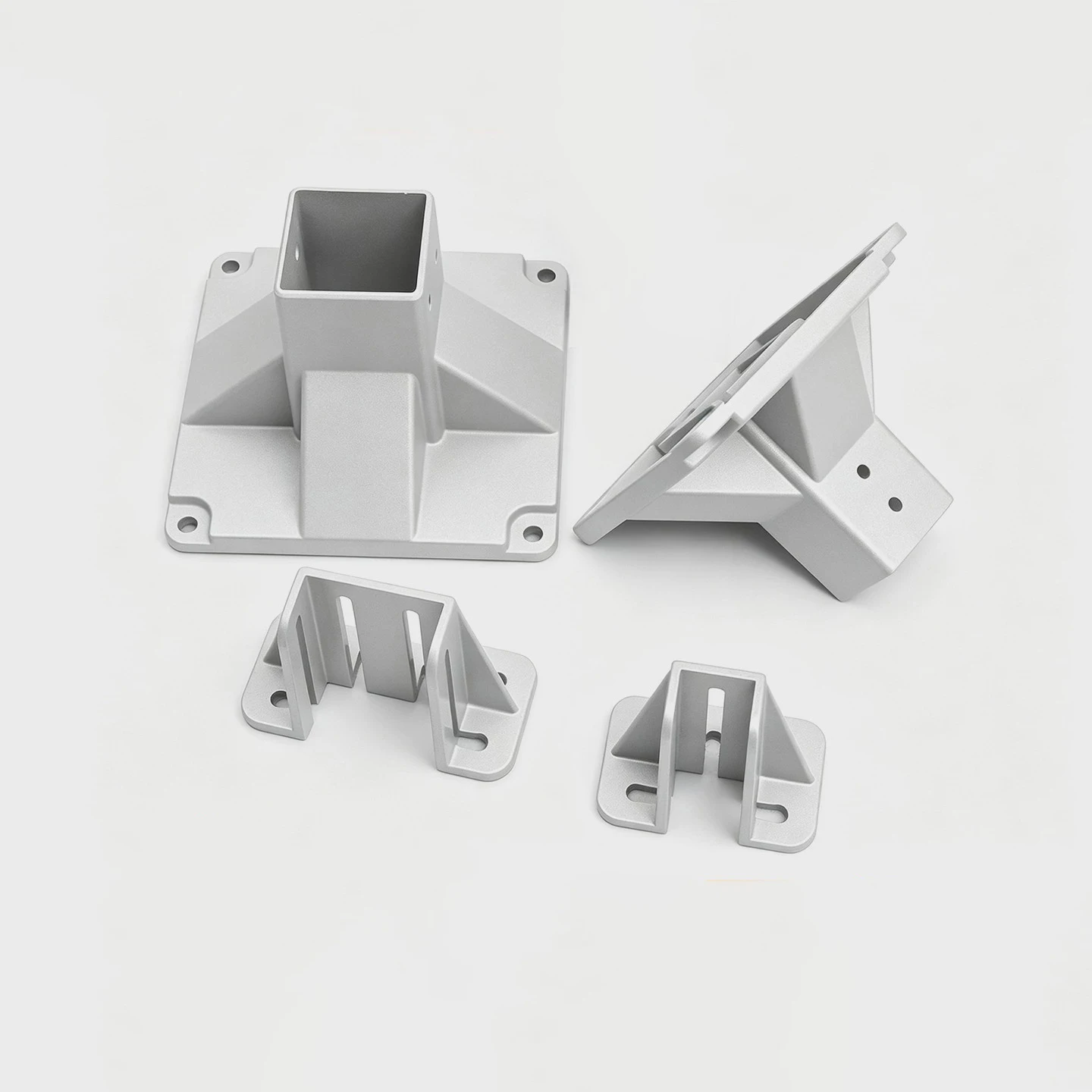 1Pcs 4040/4080/4545/6060/6464/8080 Aluminum Alloy Floor Mat Base Fixed Connection Part Conveyor Belt Support Hardware Accessorie