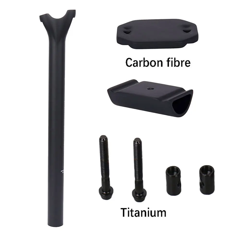 ELITA ONE MTB Carbon Fiber Seat Post 27.2/30.9/31.6mm Mountain/Road Bike Seatpost UD Matte 300-450mm