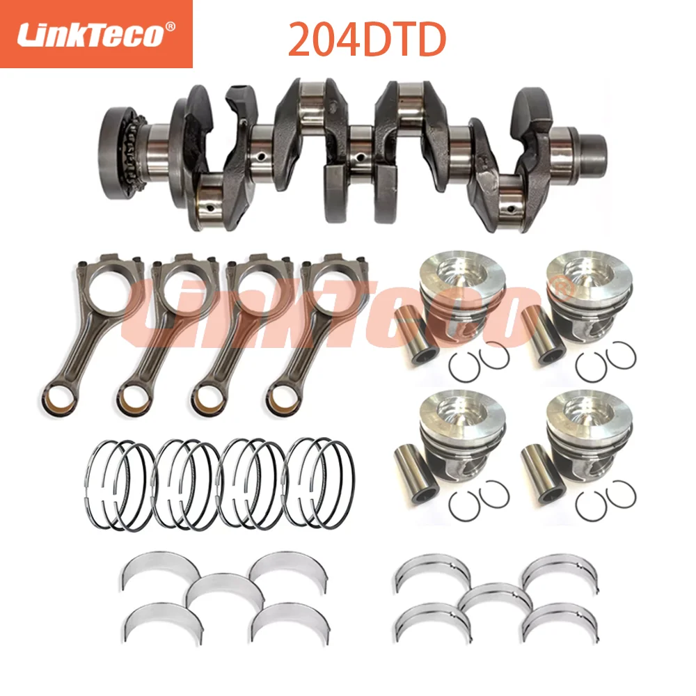 عدة عمود سلسلة توقيت ، مكبس لاند روفر ديسكفري سبورت جاكوار XE 204DTA 204DTD AJ200D 2.0L ديزل 14-23 #5