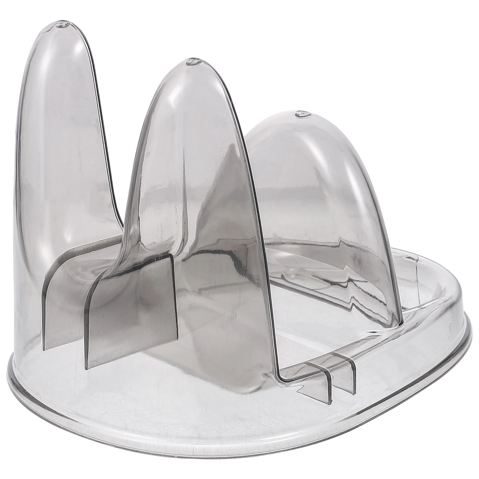 

Pot Lid Rack Spoon Holder Kitchen ganizer Transparent Green Material Easy Clean Storage Saving Design
