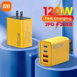 Xiaomi 120W PD 3.0 USB Fast Charging EU Plug For iPhone IPad Samsung Redmi Tablet Laptop Universal Quick Charge Charger Adapter