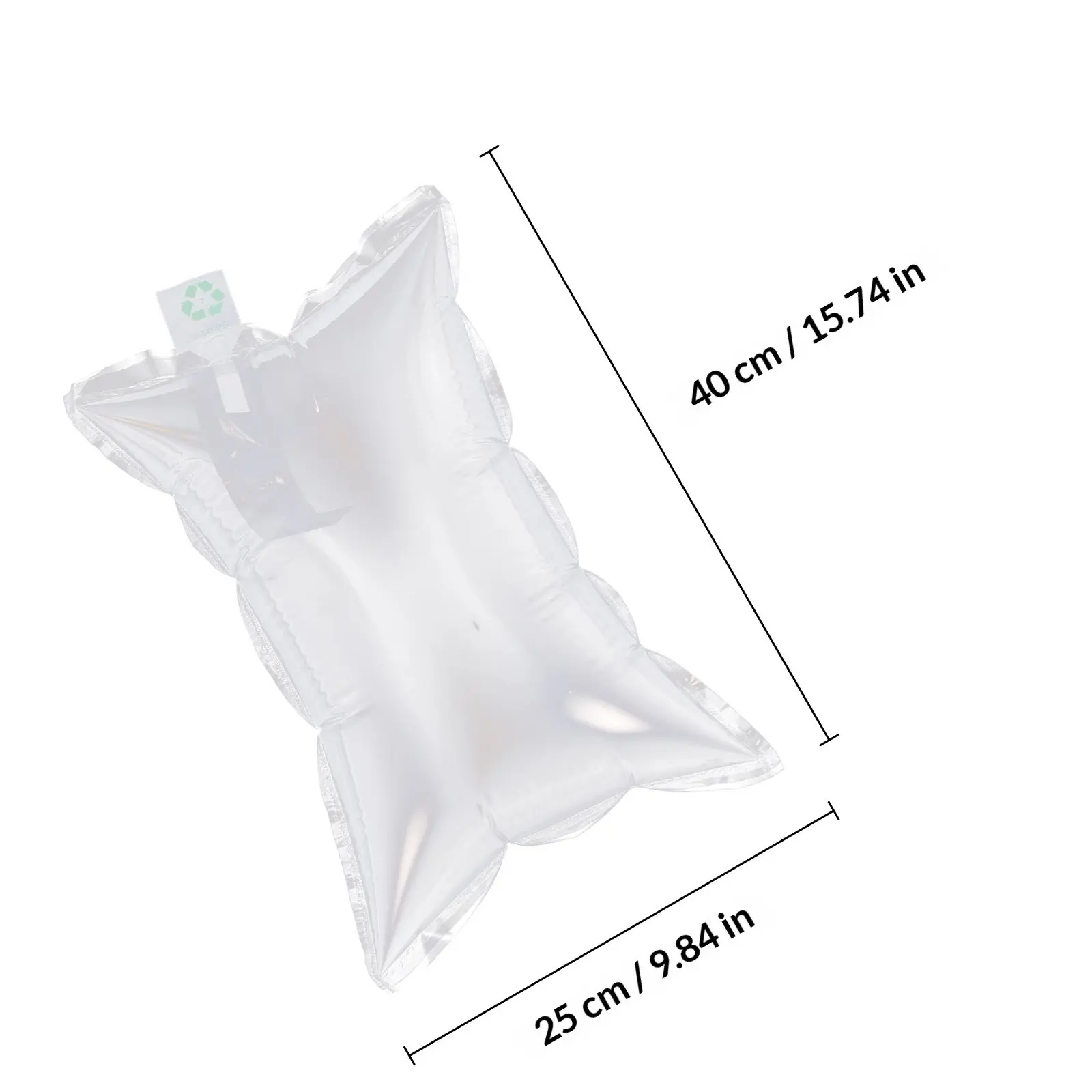 100Pcs Air Bubble Bag Inflatable Shockproof Packaging Wrap Protective Cushion for Fragile Shipping