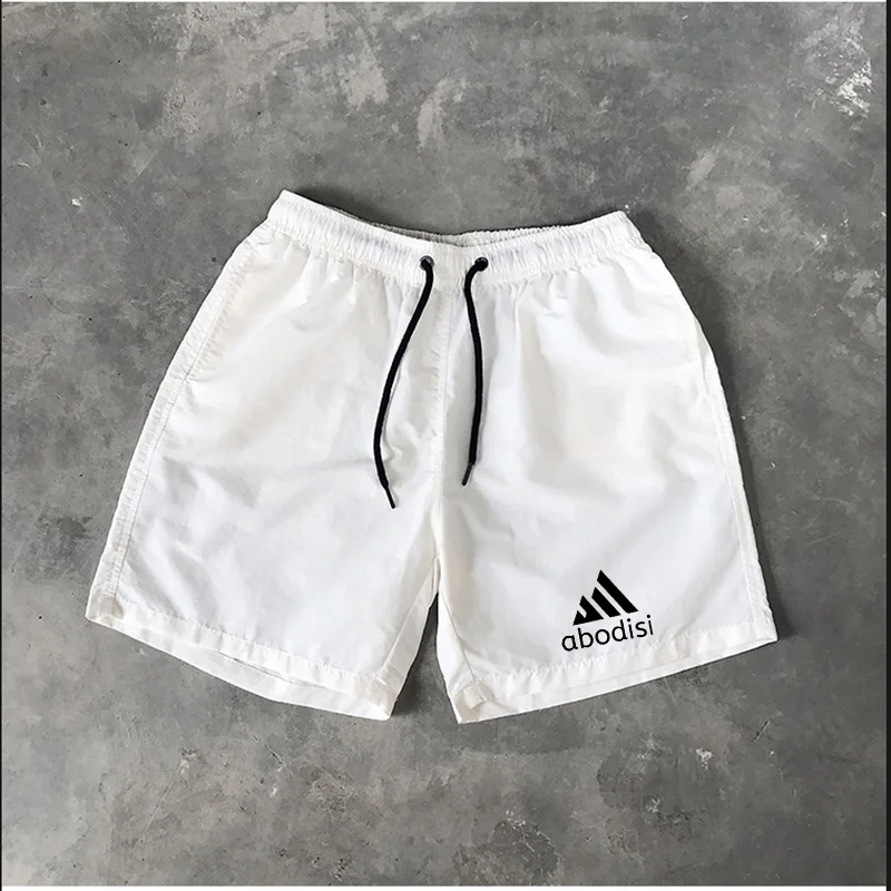 Men's Beach Pants Casual Five-Panel Shorts Fashion Trendy Outerwear Loose Fit Waterproof Surfing Swimming Trunks