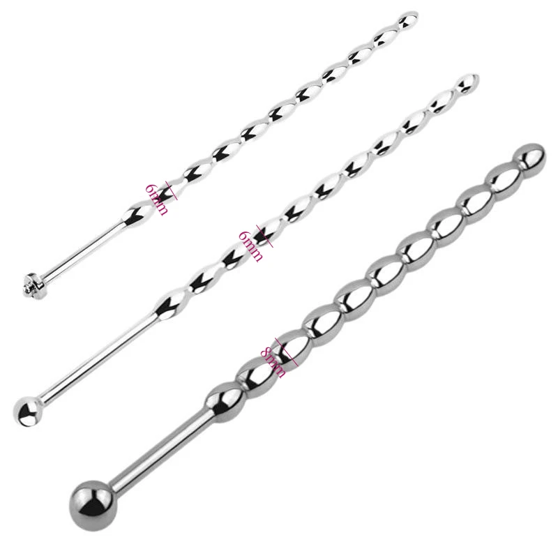 SM Male Urethral Sounding Rod, Urethral Stimulation Dilator, Catheter Plug Insertion Tool for Male Masturbation