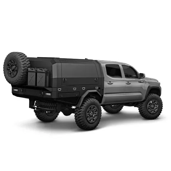 F150 Truck Pickup Hilux Fiberglass Roof Fiberglass Larger Load Accessibility Modular Toppers Caravan RV Trailer 4x4 Travel