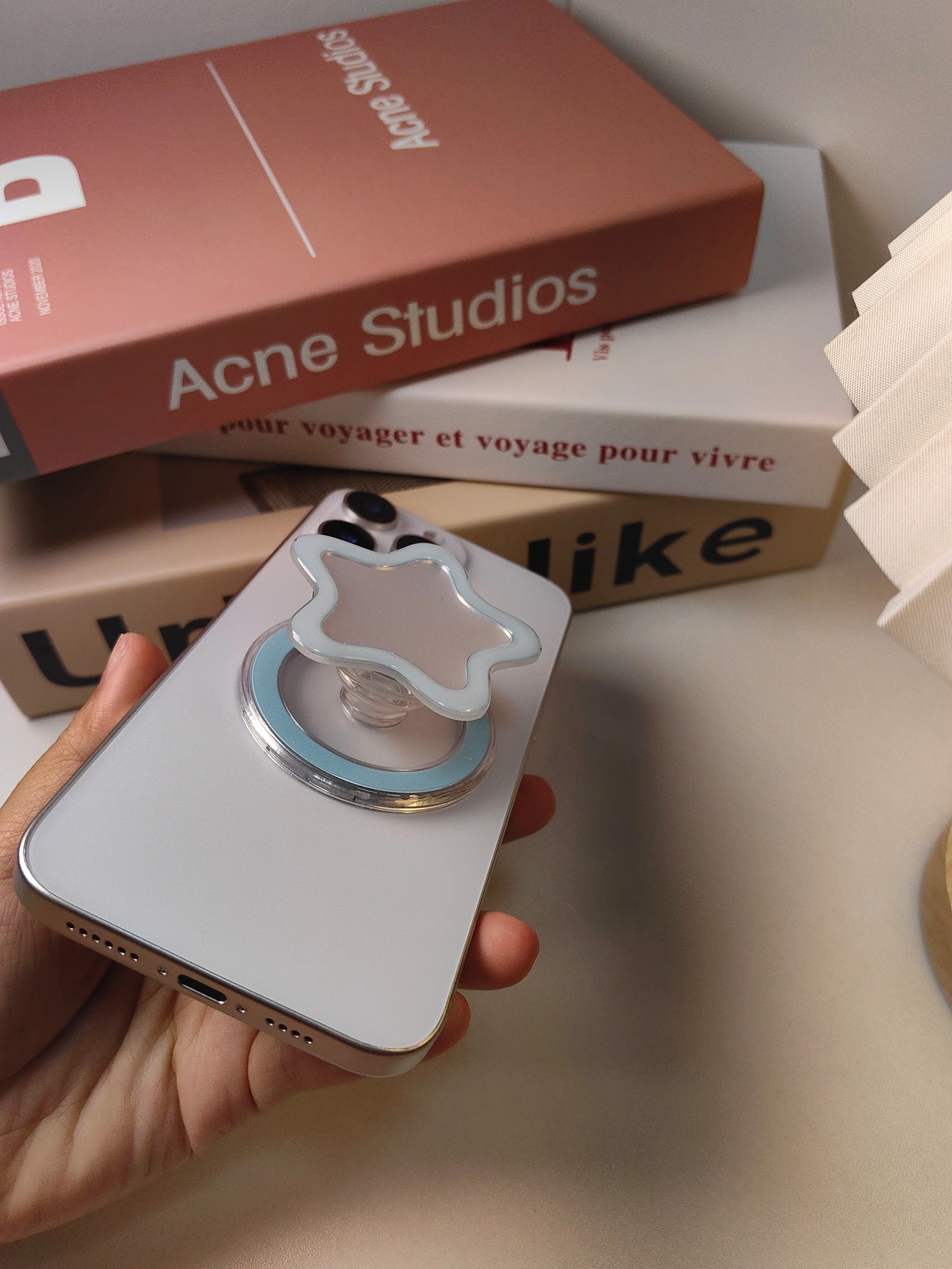 

Милый 3D Зеркальный держатель для телефона Griptok, кольцо на палец, поддержка iPhone, чехлы Samsung, Grip Tok, кронштейн для розетки, подарок для девочки