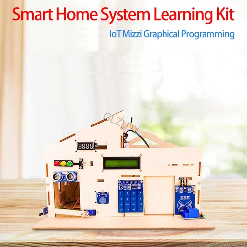 스마트 홈 시스템 학습 키트, 아두이노 UNO IOT MIXLY 그래픽 프로그램, 스팀 교육 모듈 프로그램 소프트웨어 로봇 앱