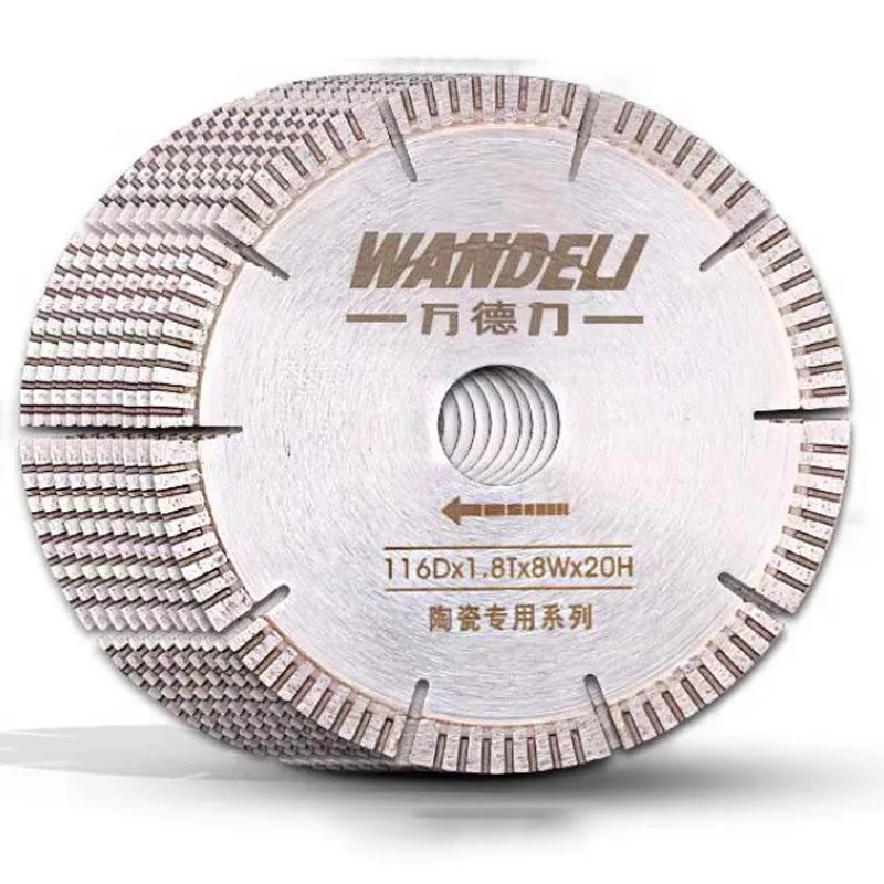 10PCS 116Dx1.8Tx8Wx20MM Diamond Saw Blade Marble Stone Ceramic Tile Cutting Disc Fit