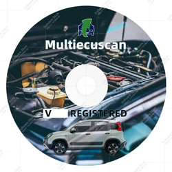 Newest Multi-ECU-Scan V4.9 automotive diagnostics electronic systems car diagnostics software full-featured professional tool