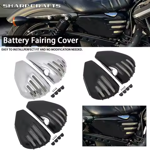 Motorcycle Accessories Battery Side Fairing Covers For Harley Davidson 2003-2022 Sportster XL 1200 883 FORTY-EIGHT XL883 XL1200