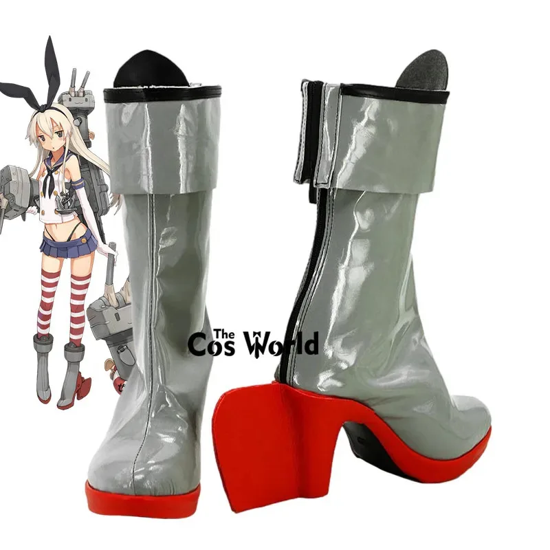 

Collection Shimakaze Games Anime Customize Cosplay Shoes Boots