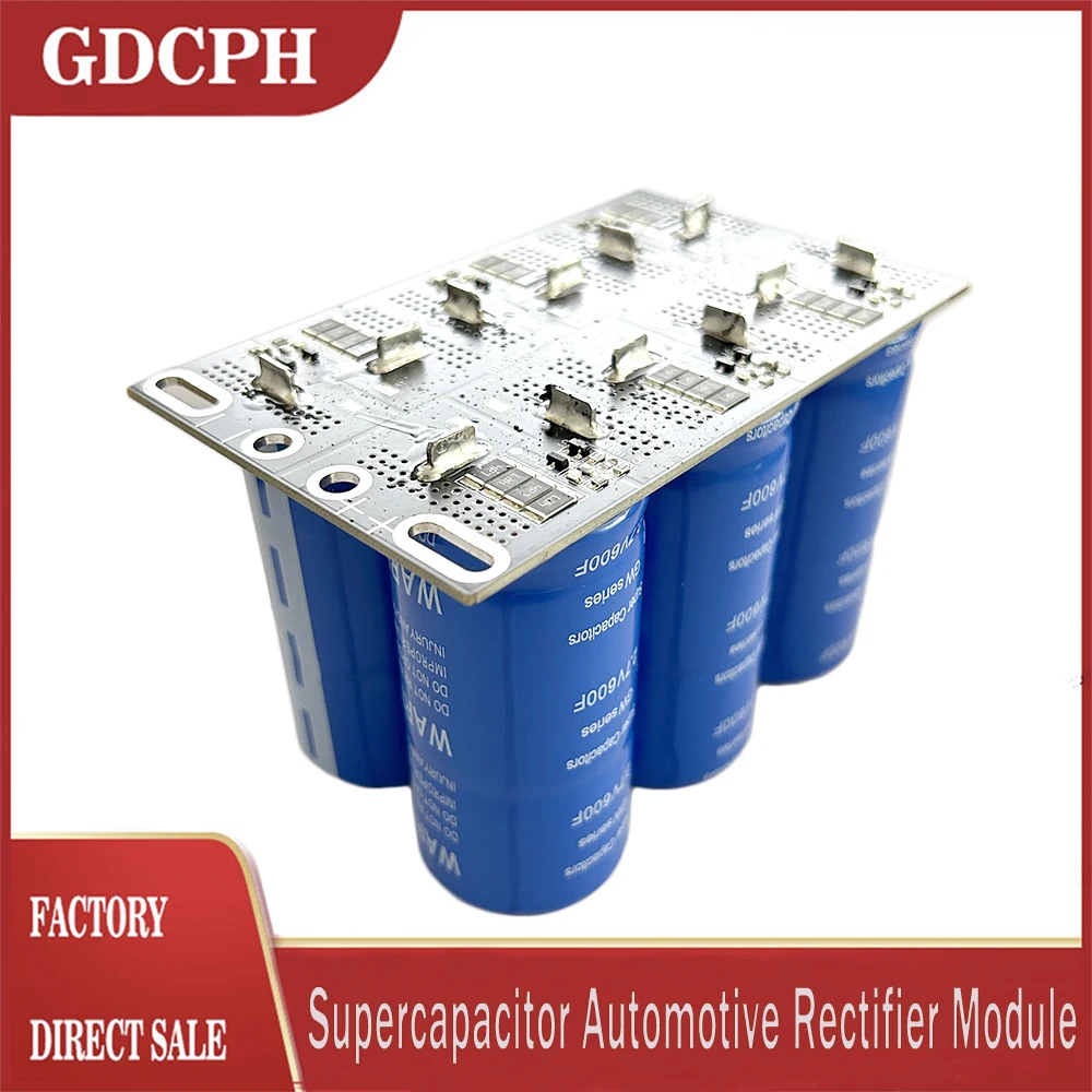 2.8V600F Super Farad Capacitor Module 16V100F Automobile Startup Rectifier Protection Battery Supercapacitor
