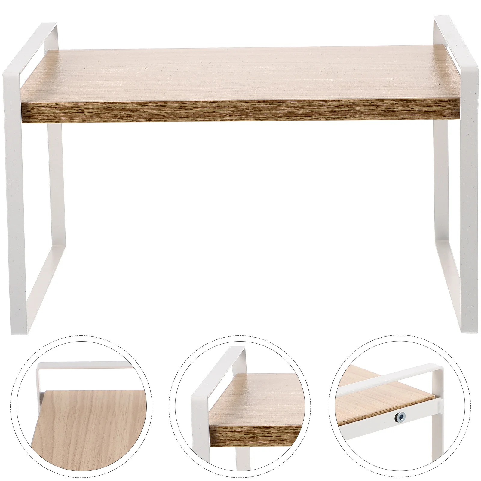 

Iron Storage Shelf Compact Desktop Organizer For Office Supplies Book Holder Sundries Rack Desktop Bookshelf Office